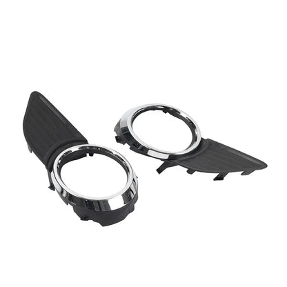 Front Fog Light Bezel Cover  Black/Chrome for Toyota Sienna (2011-2017)