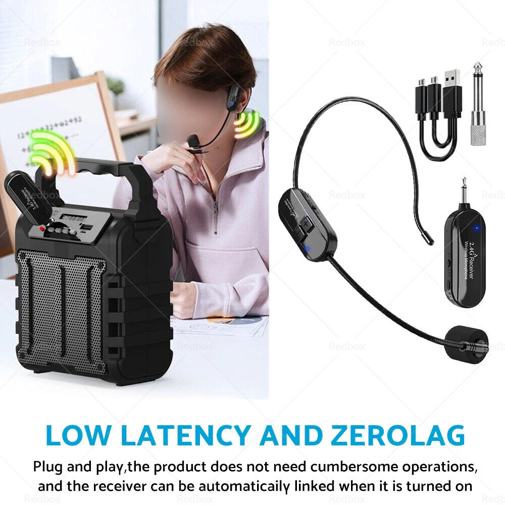 Wireless Microphone for Voice Teach Outdoor Headset Pro Audio Equipment (N/A)
