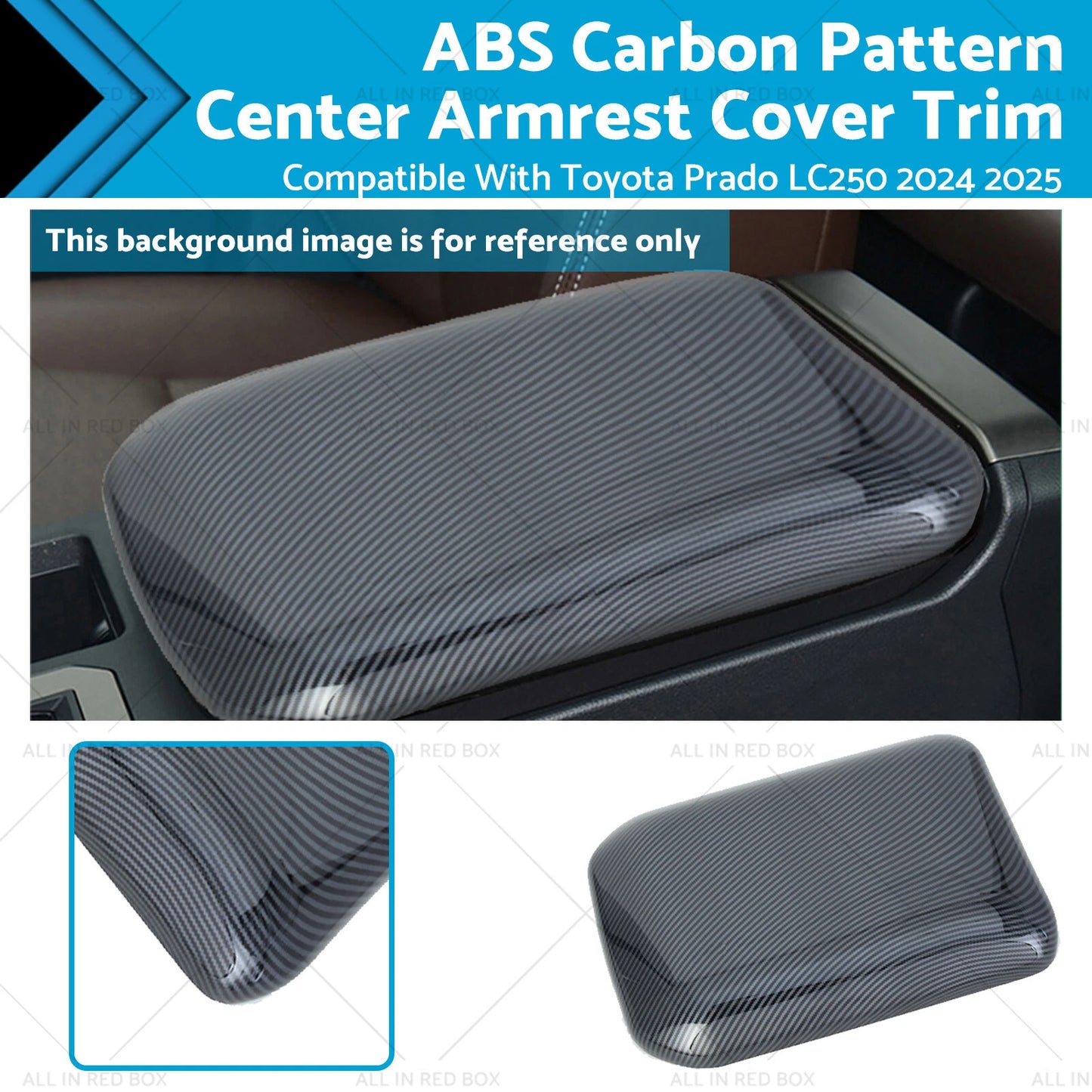 ABS Carbon Pattern Cover Trim for Toyota Prado LC250 (2025)