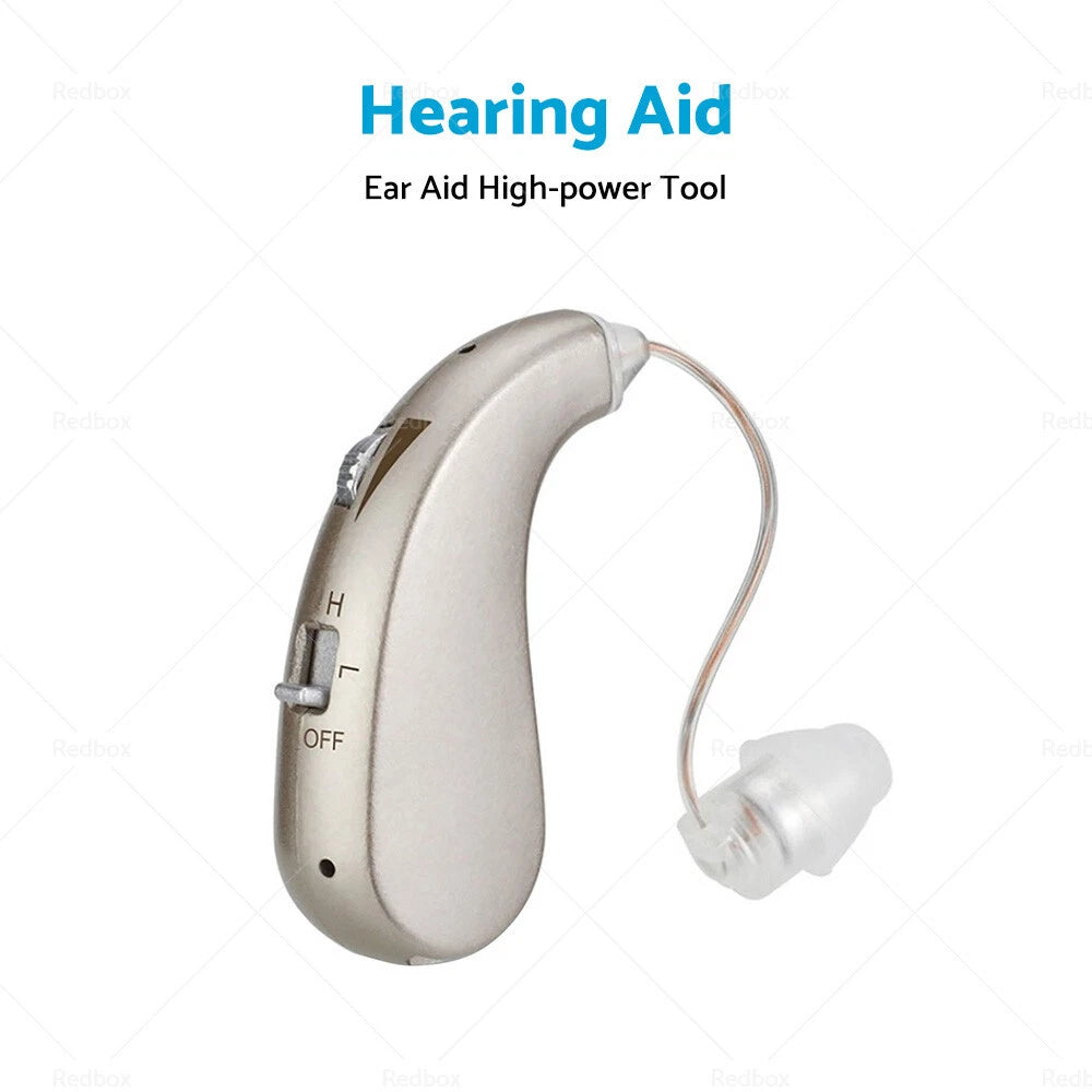 High-Power Rechargeable Hearing Aid for Severe Loss - BTE Tool Kit