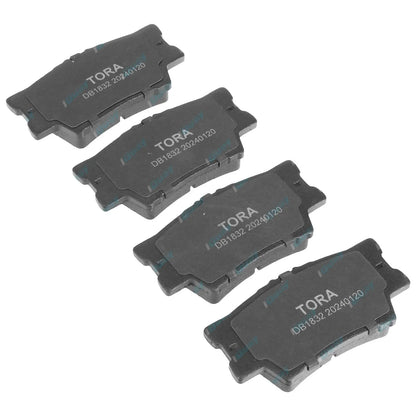 Rear Ceramic Disc Brake Pad Set for Toyota Aurion GSV50R V6 3.5L 2GR-FE 2012~17