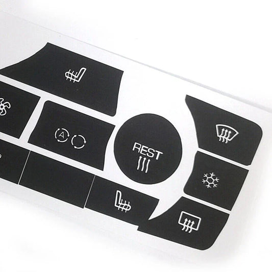 AC Climate Control Repair Stickers for BMW 328i 335i E90 E92 (2006-2011)