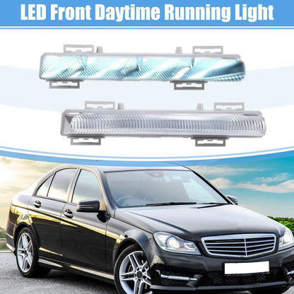 Front LED Daytime Running Fog Lights for Mercedes-Benz E-Class (2009-2016)