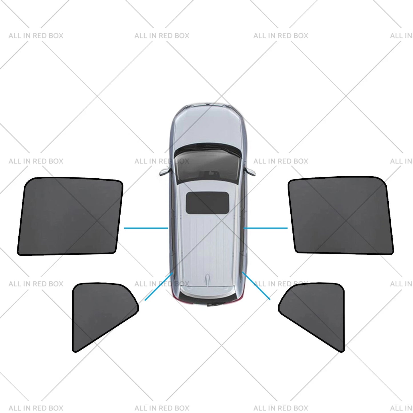 Magnetic Mesh Sun Blind Shades for Volvo XC40 (2018-2024)