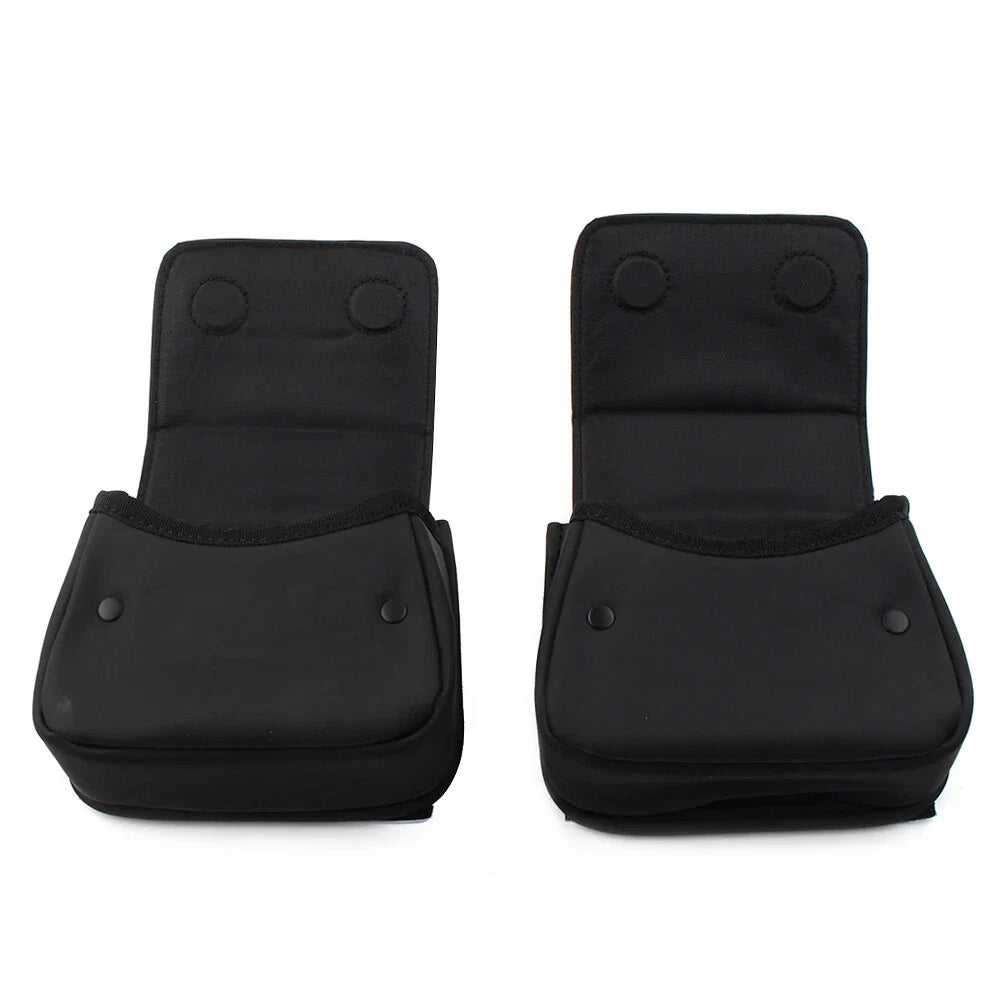 Black Fairing Lower Door Pocket Bags for Harley Touring (1996-2013)