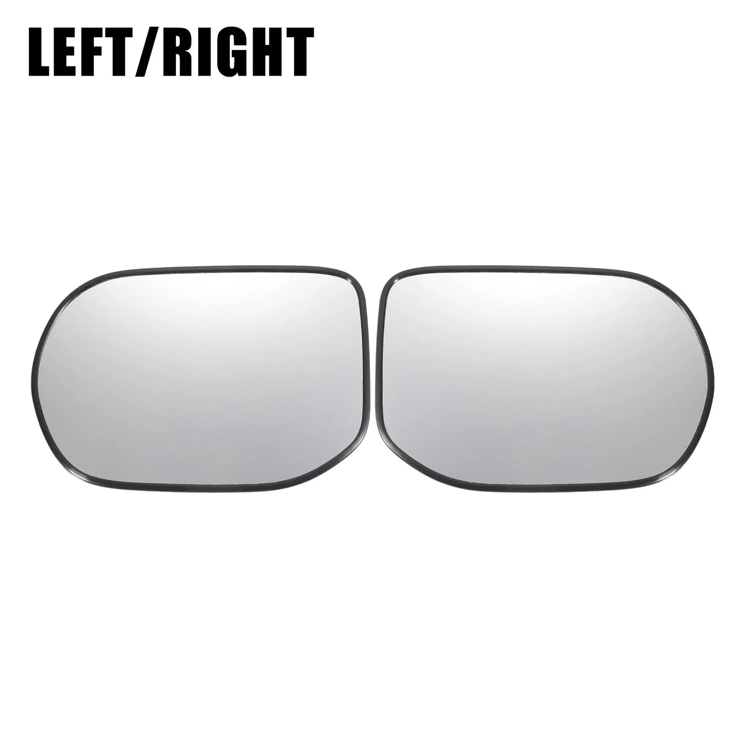 Left Right White Mirror Glass w/ Back Non-heated for Honda Civic (2006-2011)