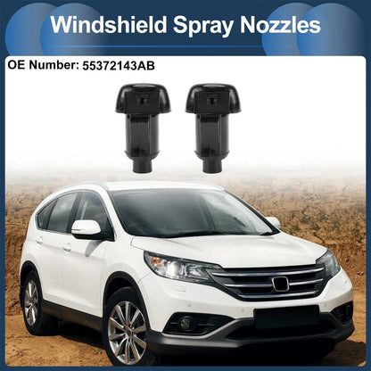 Windshield Washer Nozzle & Gasket for Chevy (2014-2019) - 1 Set