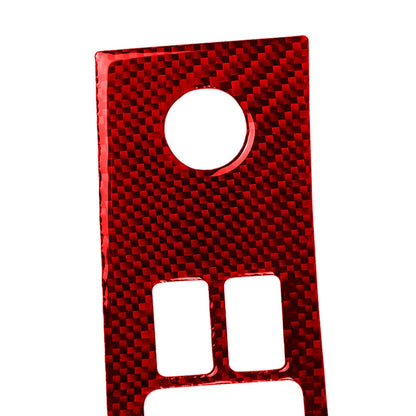 Carbon Fiber Window Lift Switch Panel Covers for Nissan 350Z (2003-2009)
