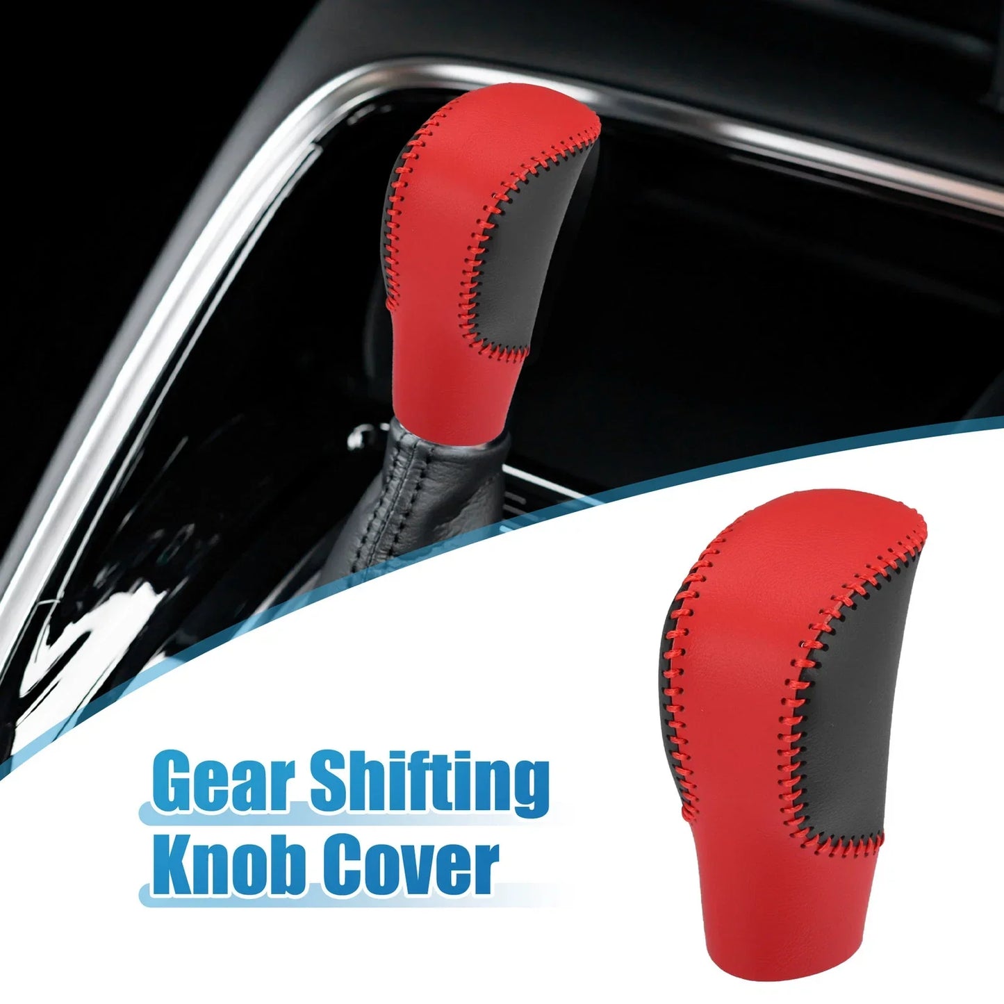 Gear Shifting Knob Cover for Honda HR-V 2023-2024 - Red Trim