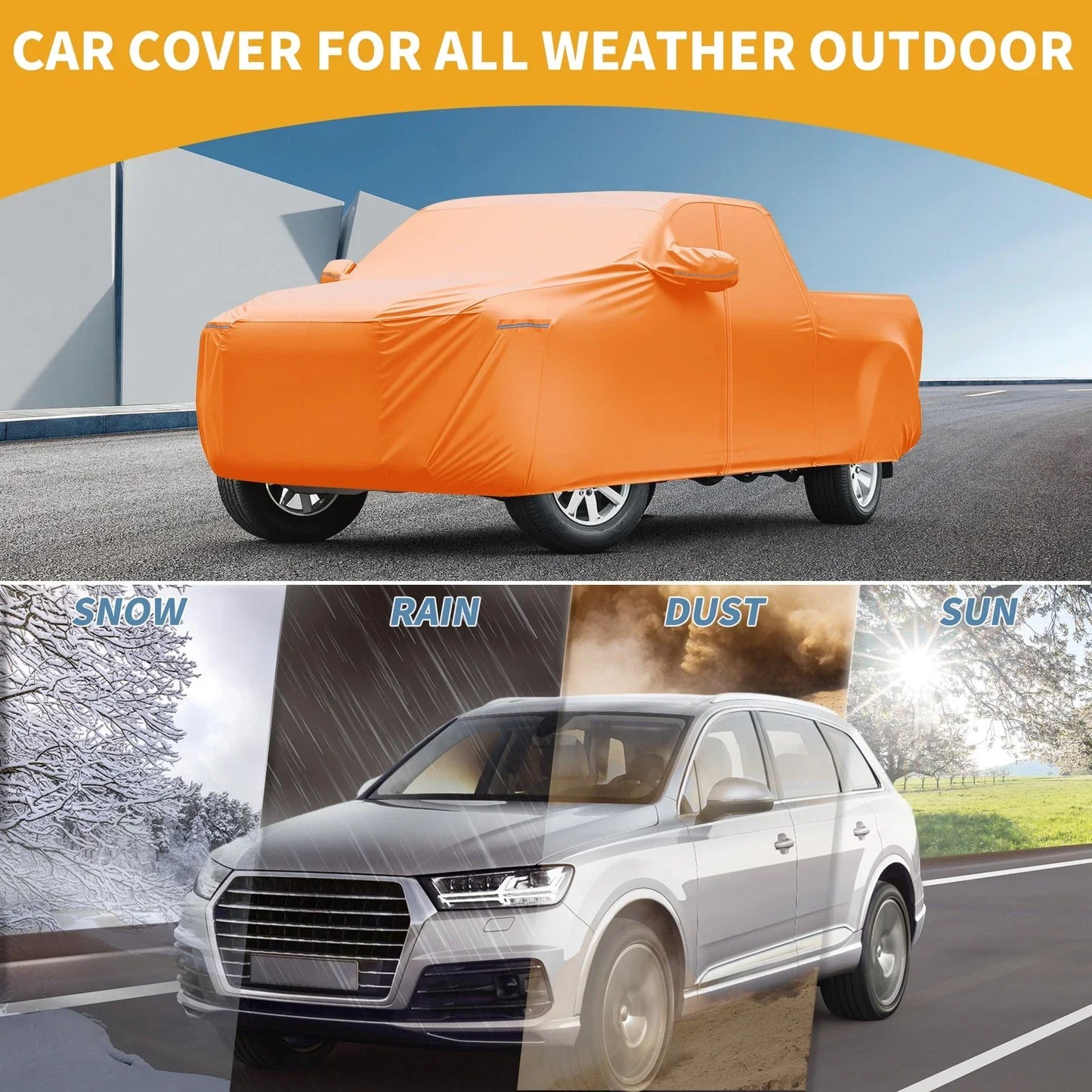 Waterproof All Weather Car Cover for Honda Ridgeline (2017-2023)