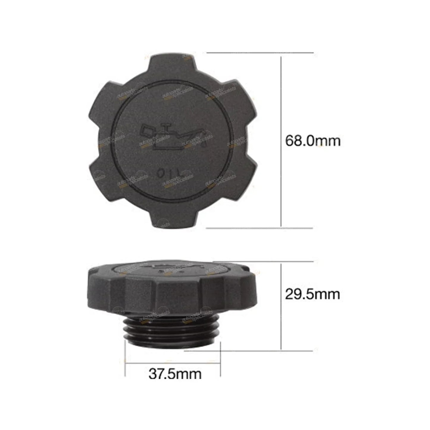 Oil Filler Cap for Landcruiser VDJ78R V8 4.5L 1VD-FTV Engine (2007–2019)