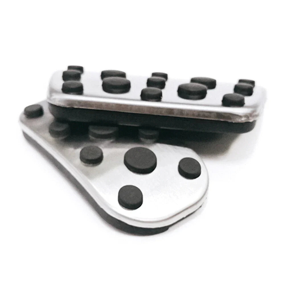 Stainless Steel Brake Gas Pedal Covers for Toyota Land Cruiser Prado (10-22)