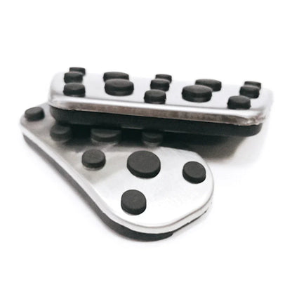 Stainless Steel Brake Gas Pedal Covers for Toyota Land Cruiser Prado (10-22)
