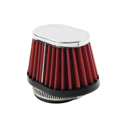 2.17'' 55MM Motorcycle Oval Air Intake Filter for Various Models