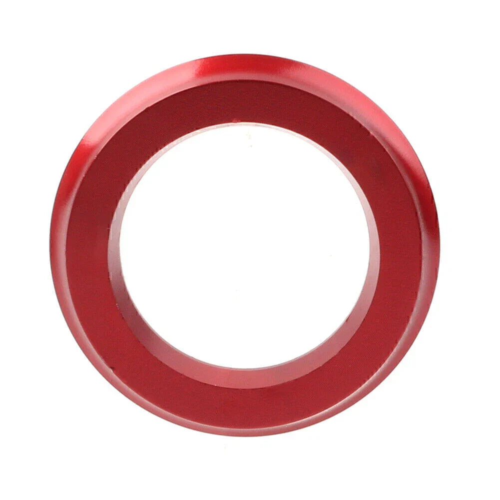 Red Ignition Key Switch Ring Cover for Motorcycle Alloy Cap