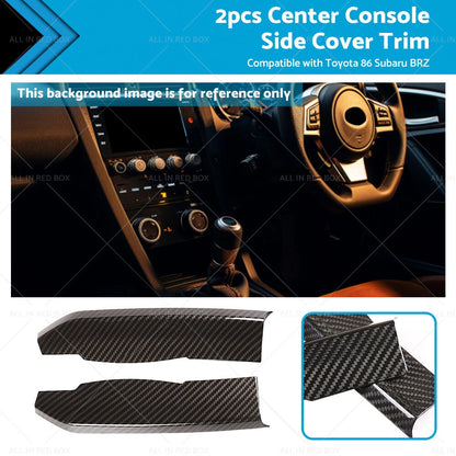 Carbon Fiber Center Console Cover Trim for Subaru BRZ Toyota 86 (13-20)
