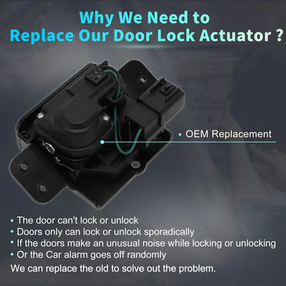Rear Liftgate Door Lock Actuator Motor for Chevrolet Tahoe (2007-2014)