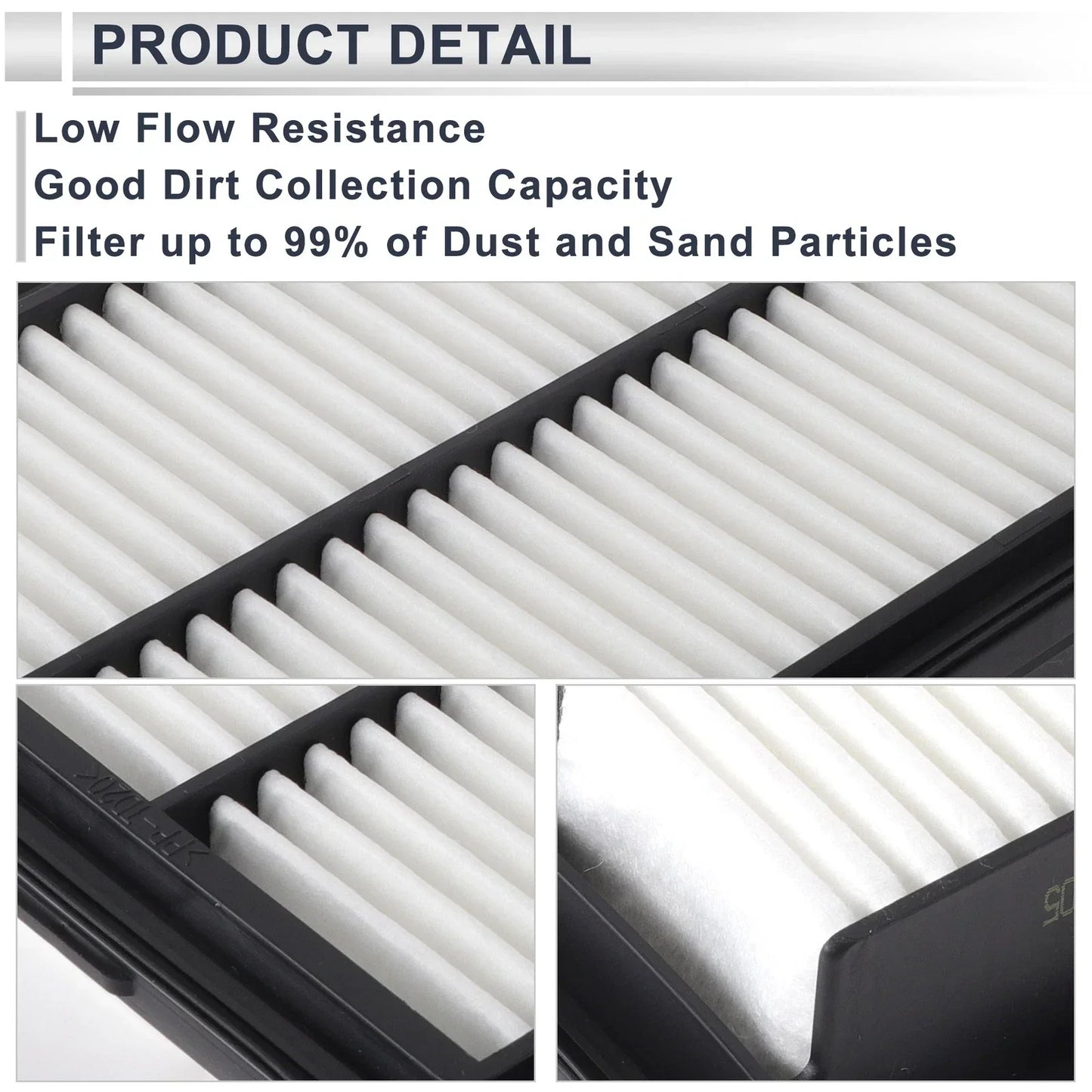 Engine Cabin Air Filter Combo Set for Hyundai Elantra (2017-2020)