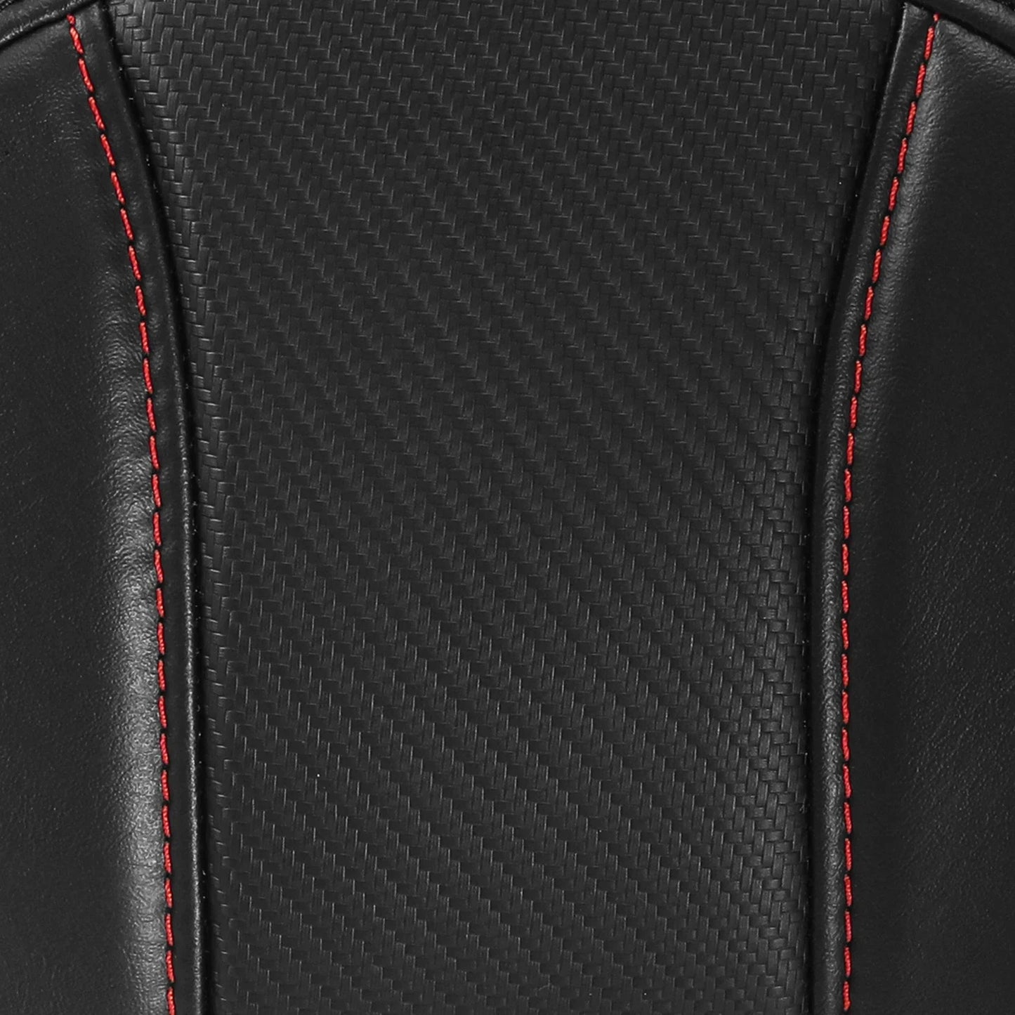 Black Front Rider Backrest for Harley Touring Road King Glide (2009-2023)