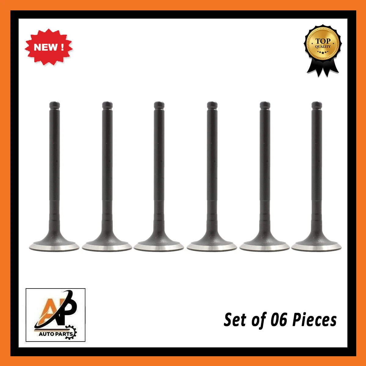 Exhaust Valve Set 6 Piece Replacement for Ford 1.0 EcoBoost M1DA (2014–)