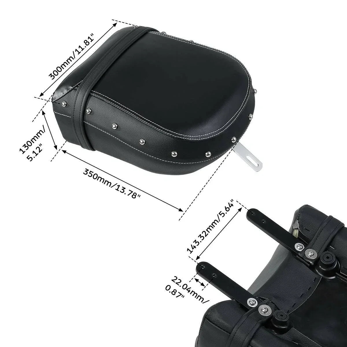 Rear Passenger Seat Pillion for Indian Chief Chieftain (2014-2023)
