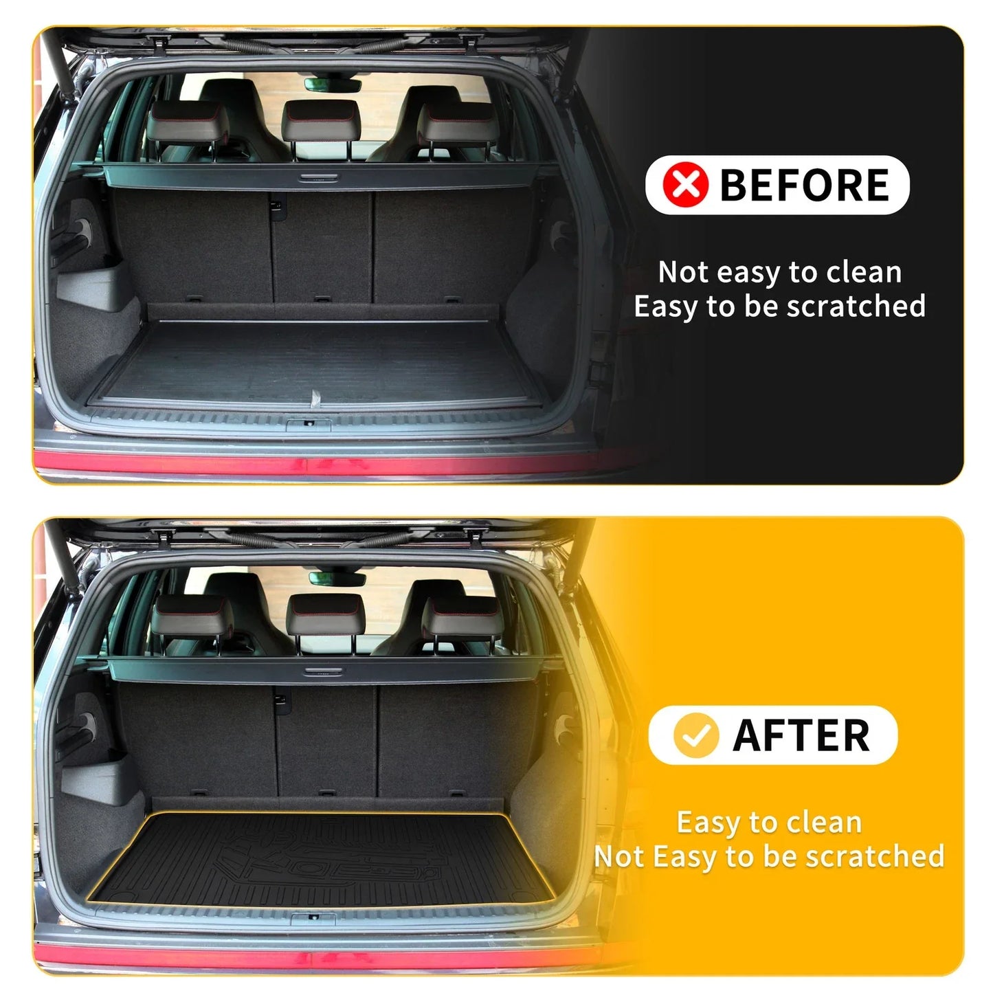 Cargo Liner Rear Trunk Mat for Mercedes-Benz G Class 5 Seats (2019-2024)