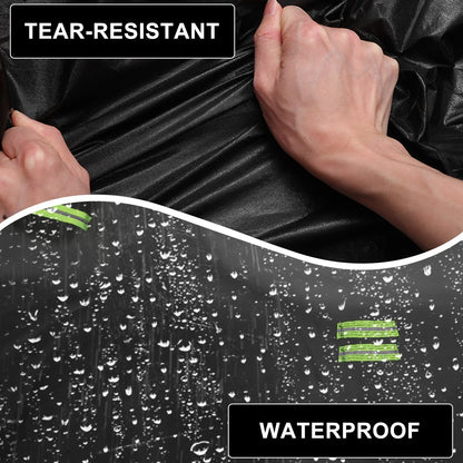 Waterproof Car Cover for Honda N-BOX, Inner Cotton, Black, 350x148x165cm