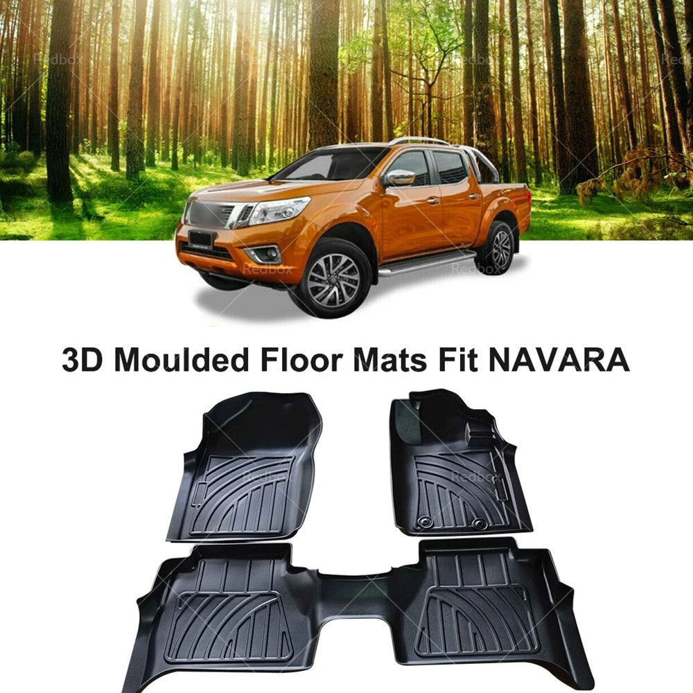 TPE Waterproof Floor Mats for Nissan Navara NP300 D23 (2014-2019)
