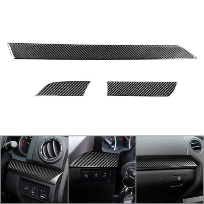 Carbon Fiber Inner Dashboard Panel Cover Trim for Toyota Tundra (2014-2021)