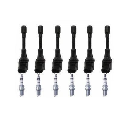 6 x Ignition Coils & 6 x Spark Plugs for Nissan Altima 3.5L VQ35DE (2013-2017)