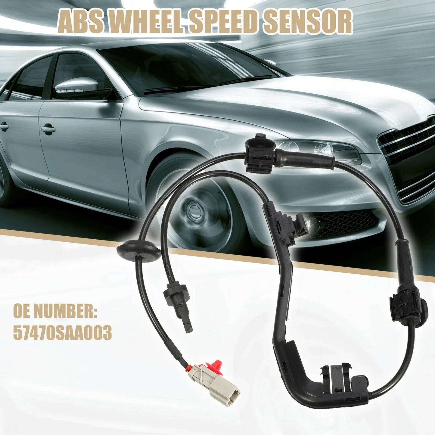 ABS Wheel Speed Sensor Rear Right for Honda City (2003-2008)