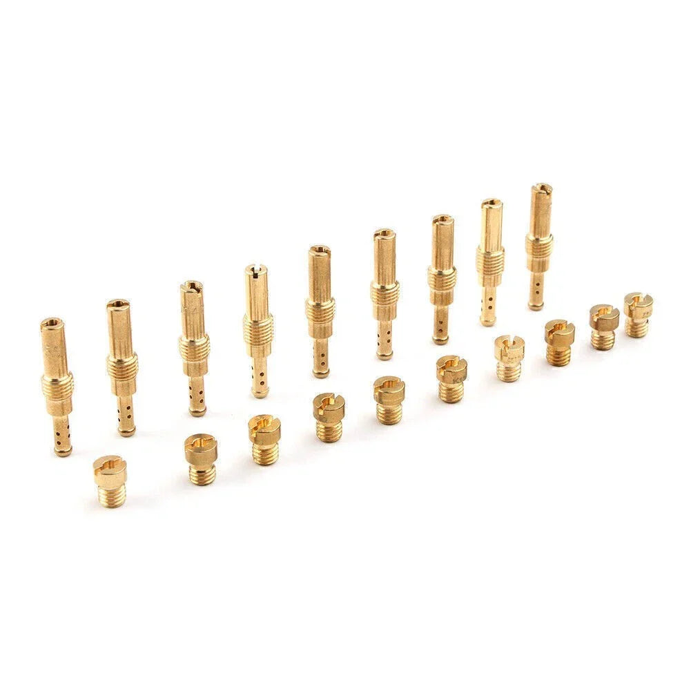 20pcs Carburetor Main & Pilot Jet Kit for PWK CVK Gold Motor
