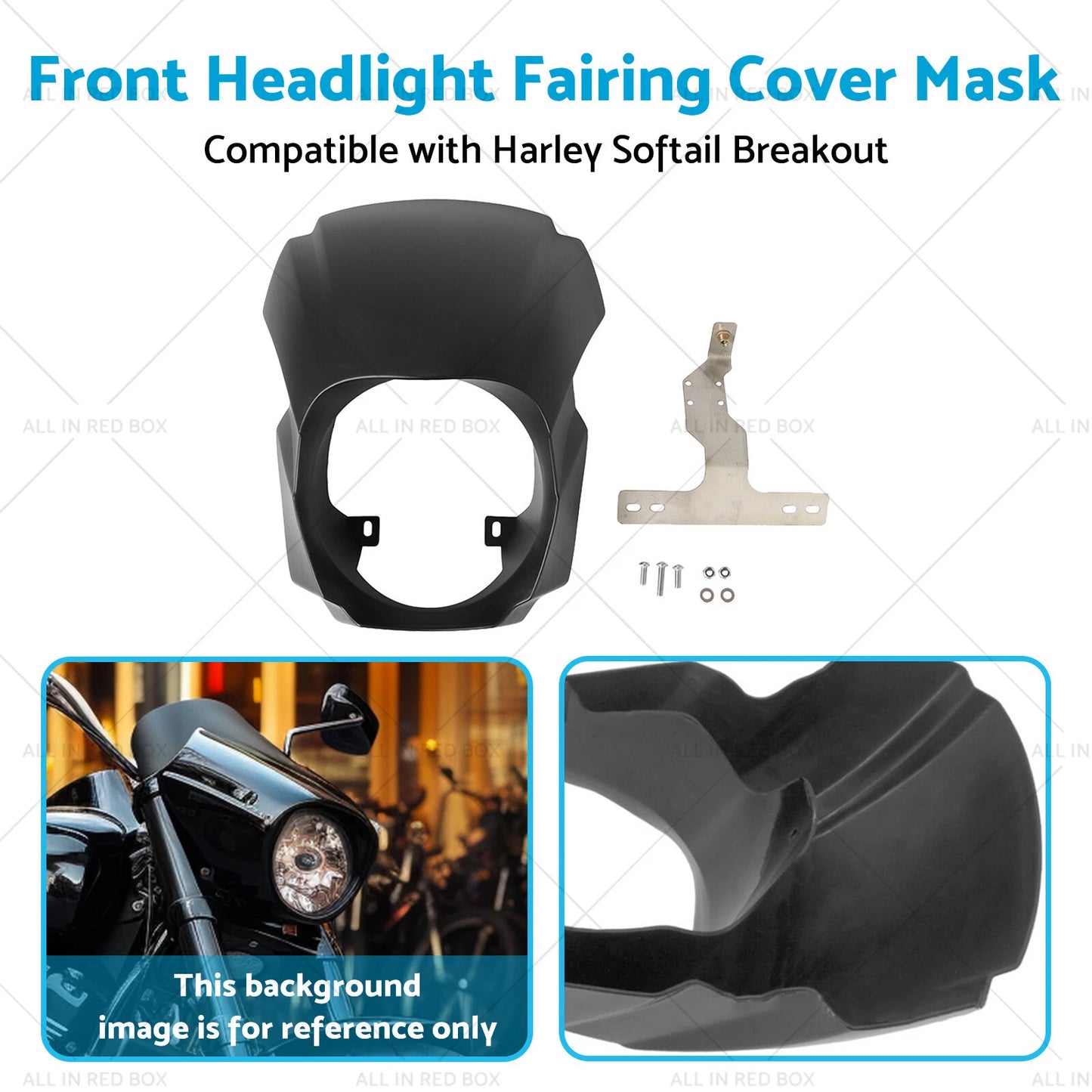 Front Headlight Fairing Cover for Harley Softail Breakout (2018-2023)