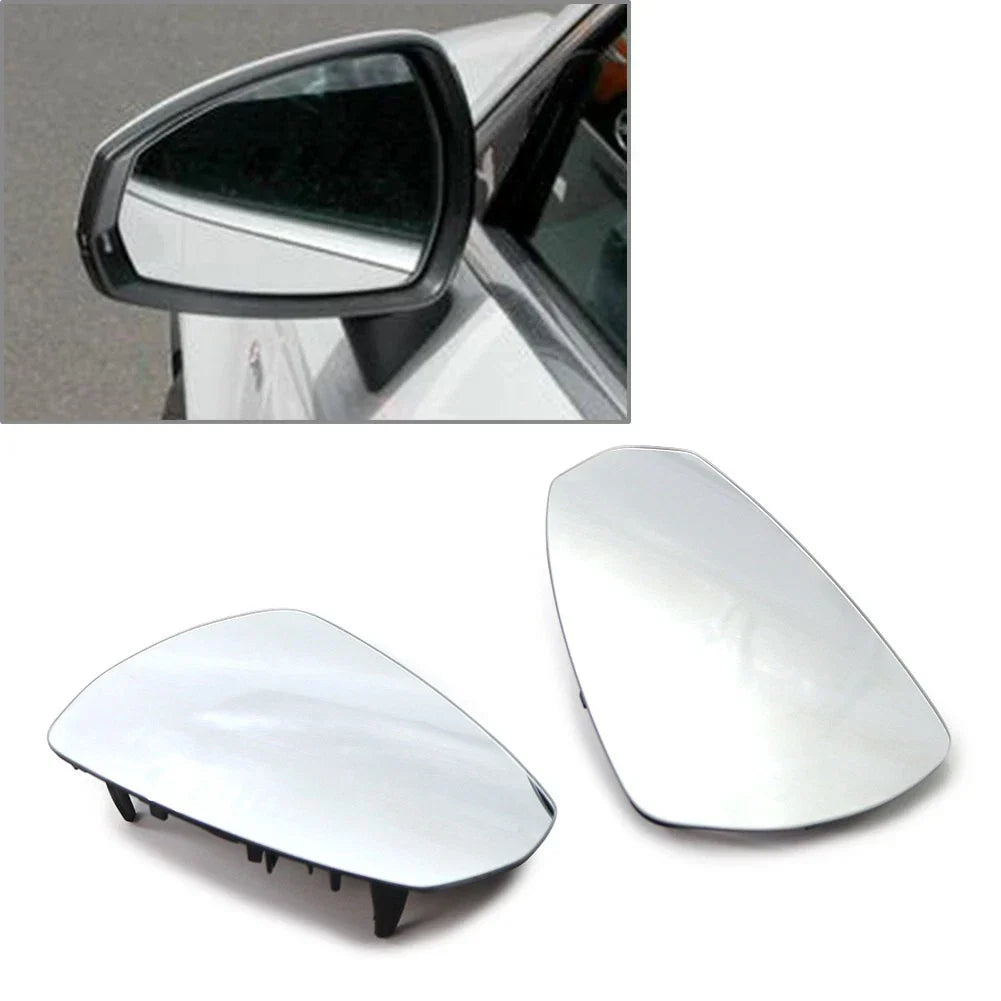 Left & Right Pair Mirror Glass for AUDI A3 (2014-2020)