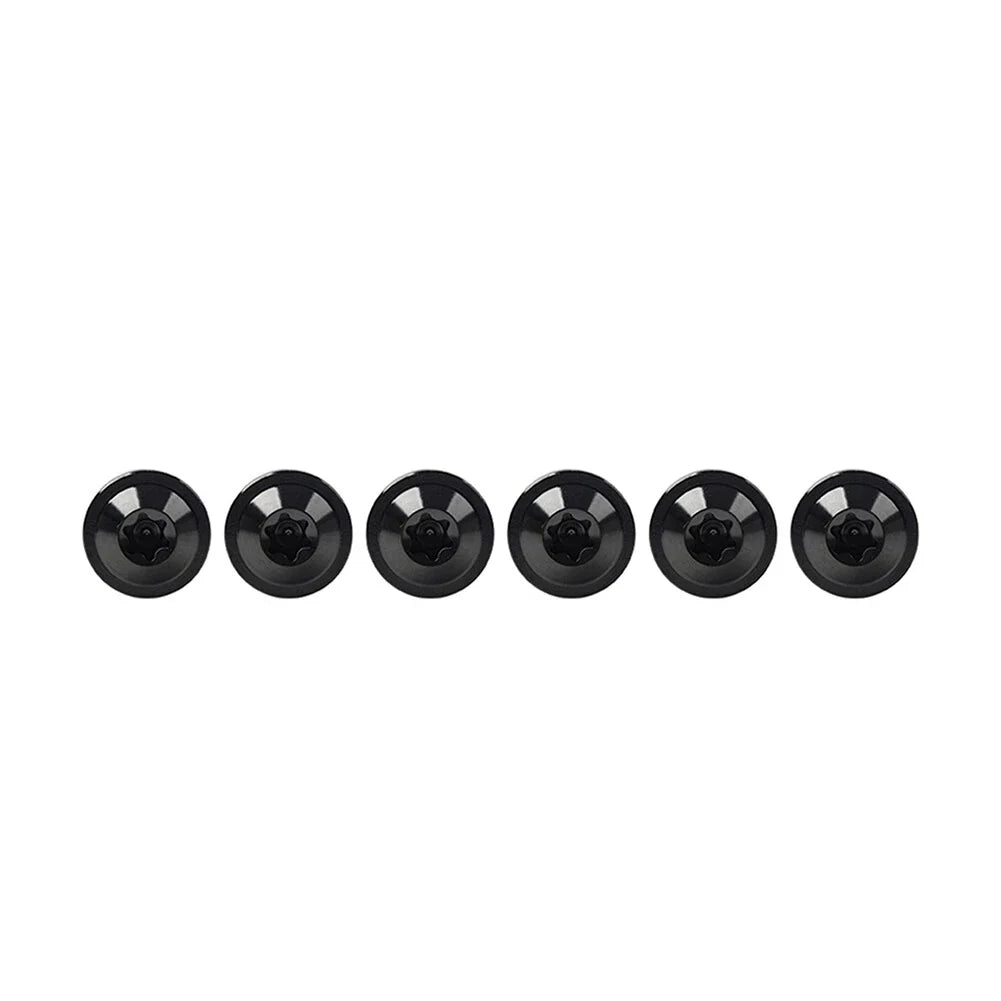 6 x Black Titanium M5x30mm Torx Head Screws for Bike Motorcycle