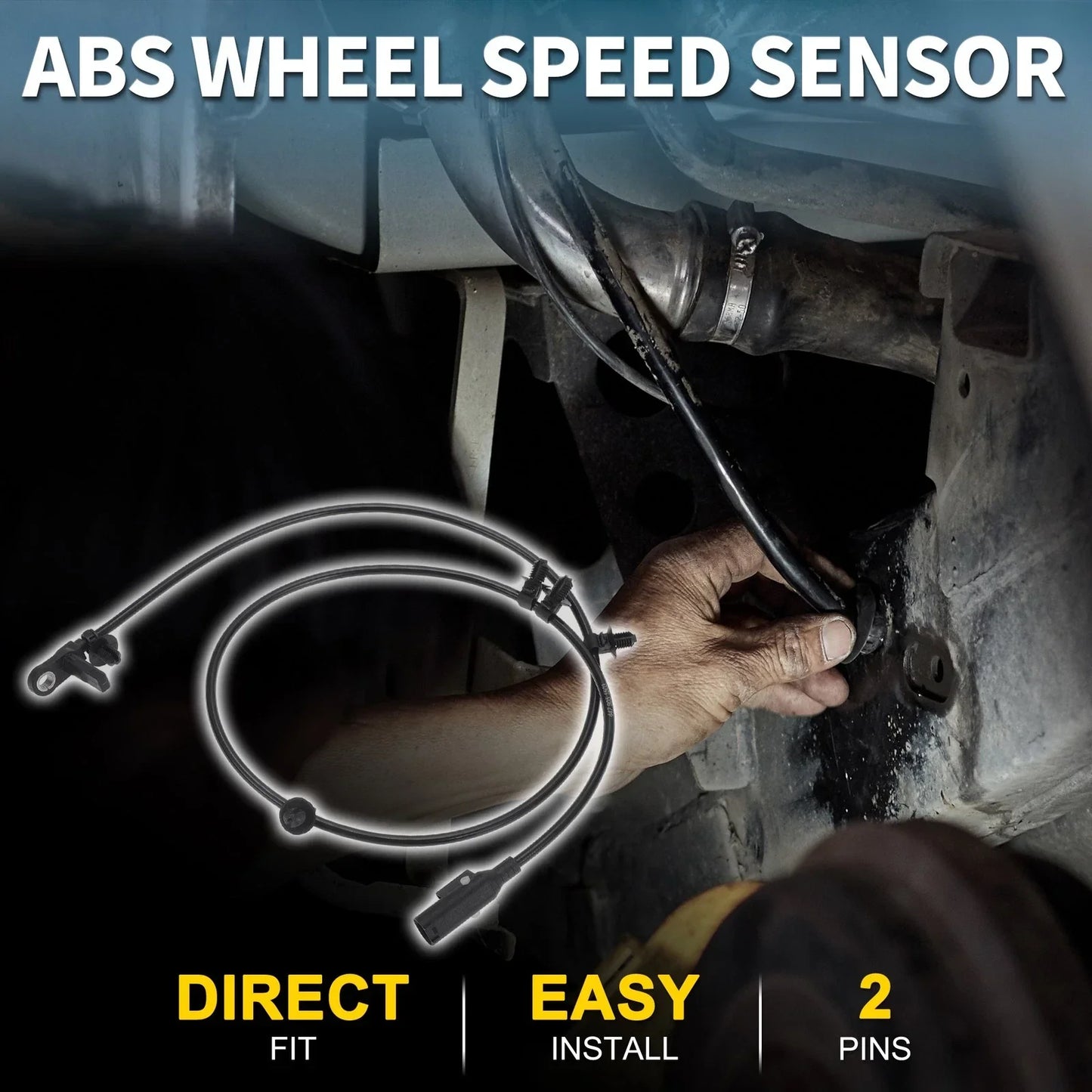 Rear Left ABS Wheel Speed Sensor for Mercedes-Benz Metris (2016-2023)