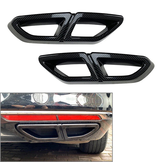 ABS Rear Exhaust Muffler Tail Pipe Cover for VW Passat Variant (2016-2019)