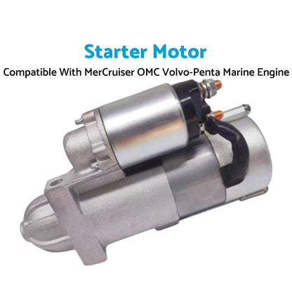 Starter Motor for GM V8 7.4L, OMC 3.0, 5.0, 5.7, 6.2 Flywheel