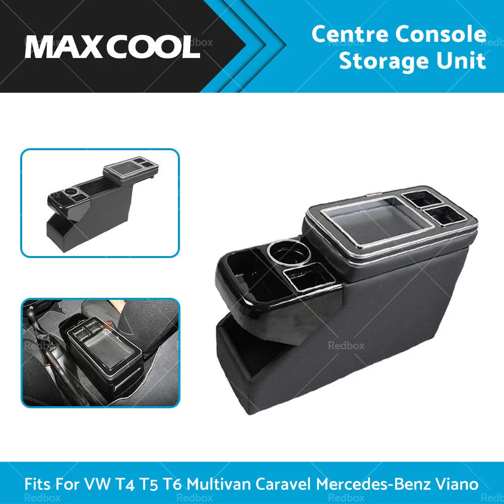 Console Storage Box for VW T4 T5 T6 Multivan Caravel & Mercedes-Benz