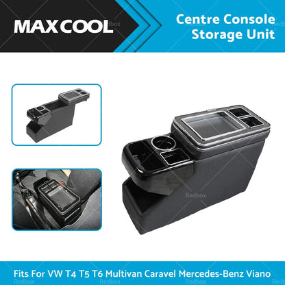 Console Storage Box for VW T4 T5 T6 Multivan Caravel & Mercedes-Benz