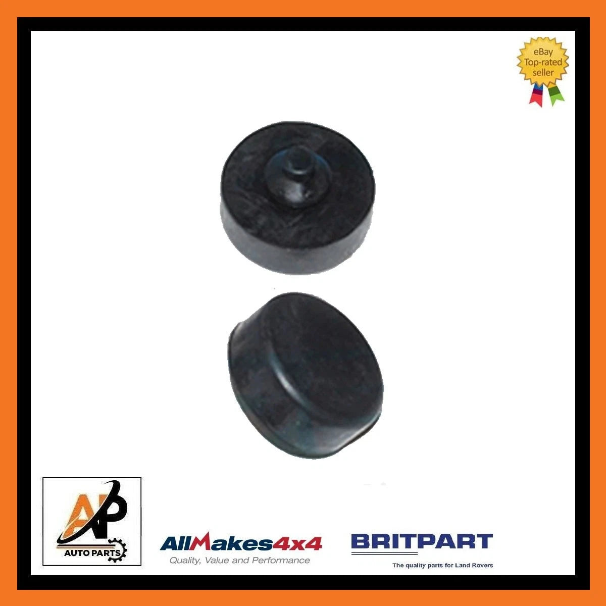Bulkhead to Bonnet Rubber Bush Replacement Set for Land Rover Series 2–3 (1958–1971)