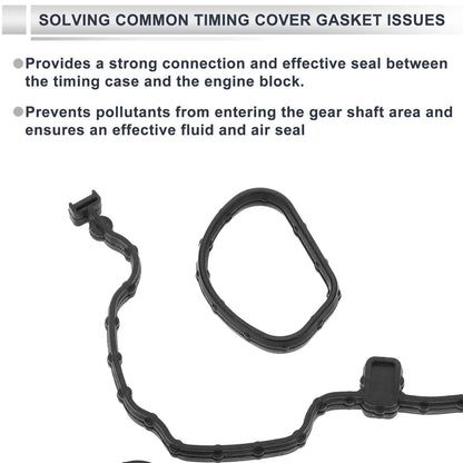 Timing Cover Gasket Set for Chrysler Dodge 3.6L V6 (2011-2021)