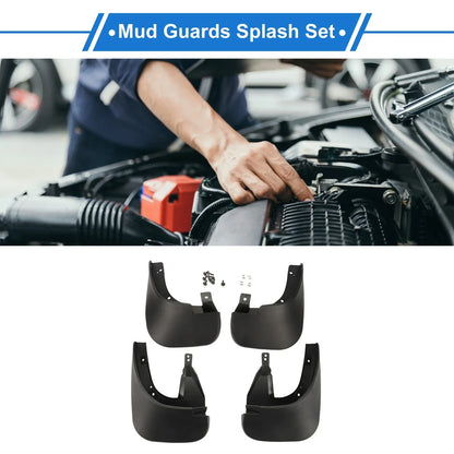 Front & Rear Mud Flap Splash Guards for Hyundai Tucson (2010-2015)