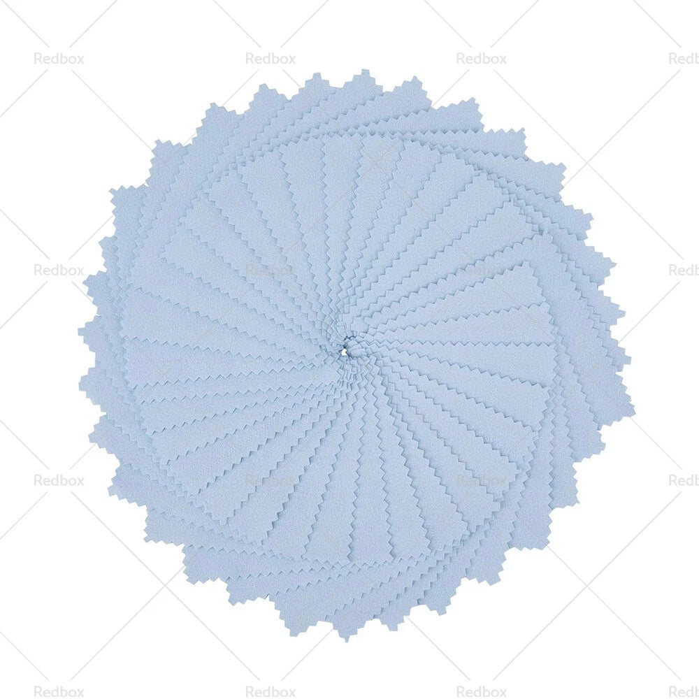 250PCS Jewelry Cleaning Cloths for Silver Gold Brass Coin Ring