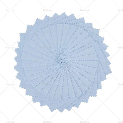 250PCS Jewelry Cleaning Cloths for Silver Gold Brass Coin Ring