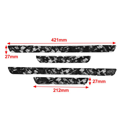4pcs Door Sill Plate Trim for Audi Q7 SQ7 (2016-2019)