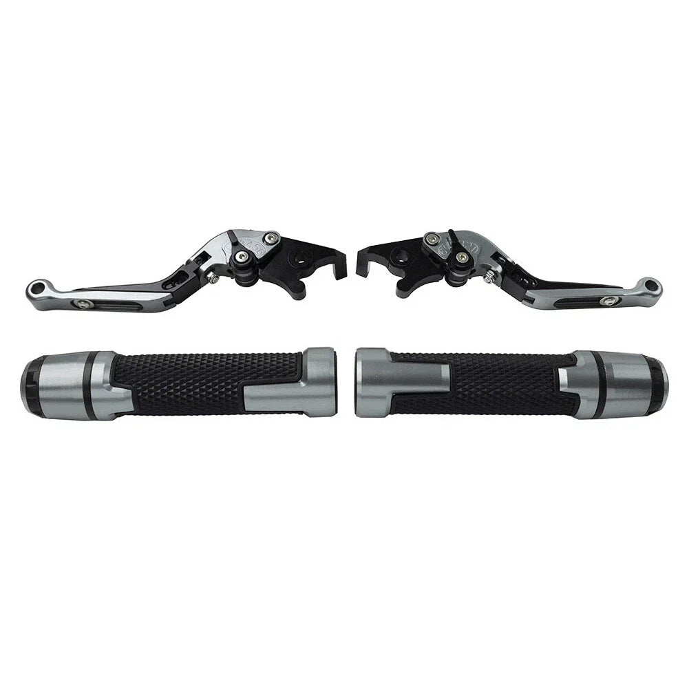 Extendable Brake Clutch Lever Grip Set for Kawasaki Z1000 ZX6R (2003-2023)
