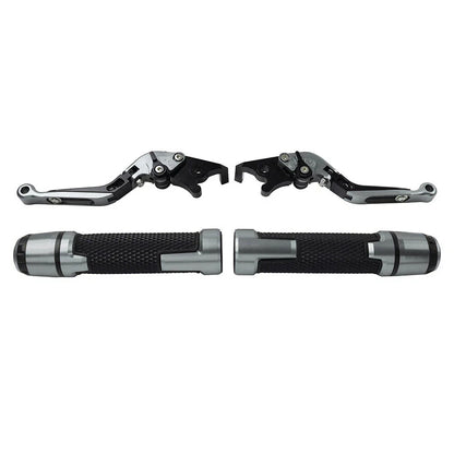 Extendable Brake Clutch Lever Grip Set for Kawasaki Z1000 ZX6R (2003-2023)
