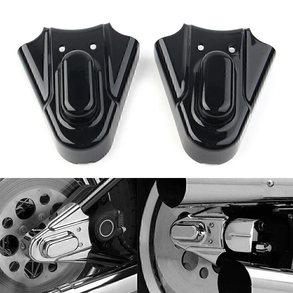 ABS Kuryakyn Gloss Black Phantom Covers for Harley Softail FXST/C