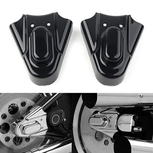 ABS Kuryakyn Gloss Black Phantom Covers for Harley Softail FXST/C